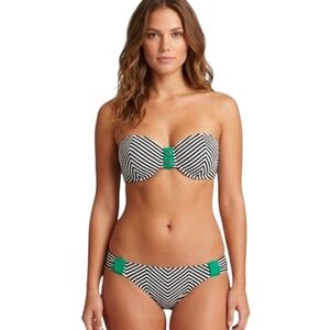 Xhilaration Striped Strapless Bikini